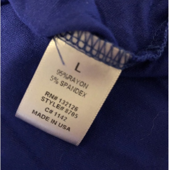 *3for$30* Emma’s Closet blue blouse made in USA - Picture 4 of 5